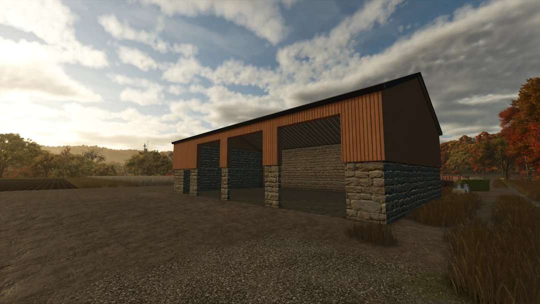Wood Cladded Machine Shed v1.0