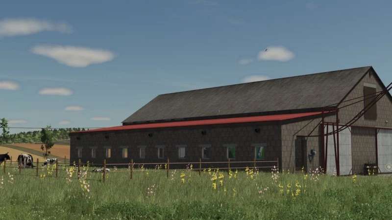 Cows Barn With Manure Spliter v1.0.1