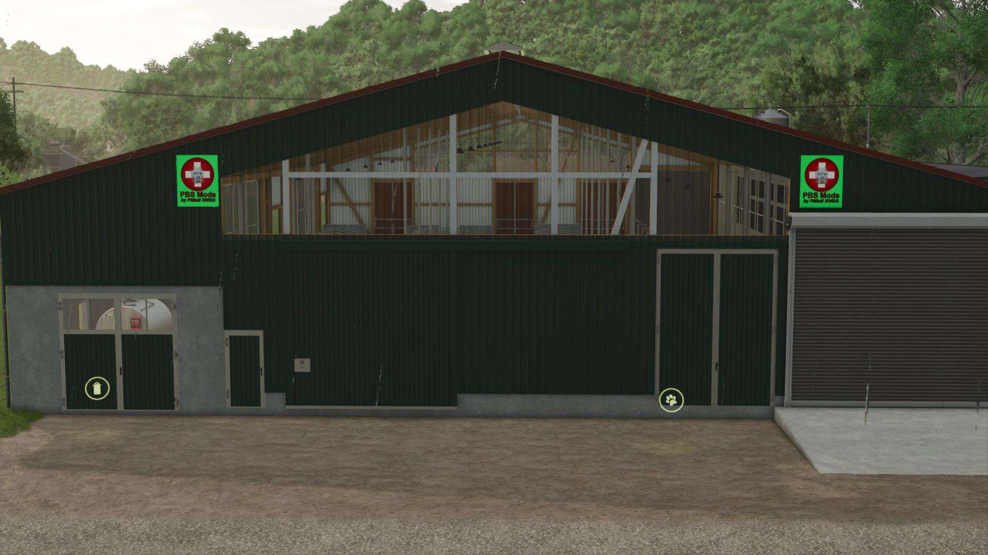 Large cowshed PBSMods Edition v1.0